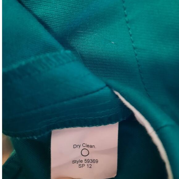 J Crew Womens No. 2 Pencil Skirt Size 4 Green Cotton Blend Career Church Office - Picture 10 of 10